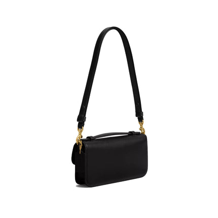 Coach Women's New York Elora Top Handle Crossbody Bag Brass/Black