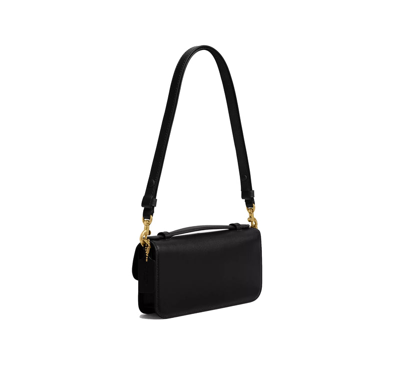 Coach Women's New York Elora Top Handle Crossbody Bag Brass/Black