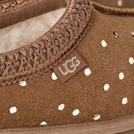 UGG Toddlers Tasman II Shiny Dots Chestnut