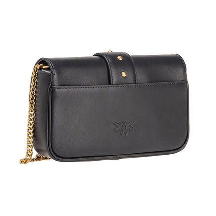 Pinko Women's Pocket Love Bag One Simply Black/Gold