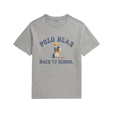 Polo Ralph Lauren Boy's Polo Bear Cotton Jersey Tee Andover Heather