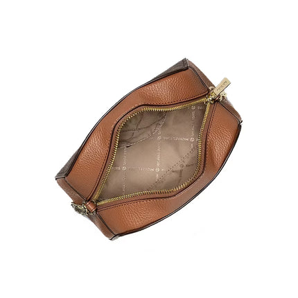 Michael Kors Women's Ashton Extra-Small Camera Crossbody Bag Luggage/Gold