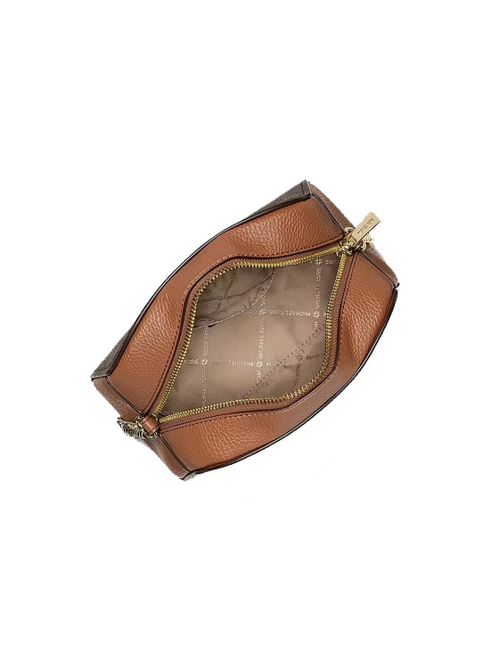 Michael Kors Women's Ashton Extra-Small Camera Crossbody Bag Luggage/Gold