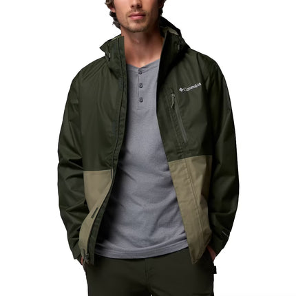 Columbia Men's Hikebound II Rain Jacket Greenscape/Stone Green