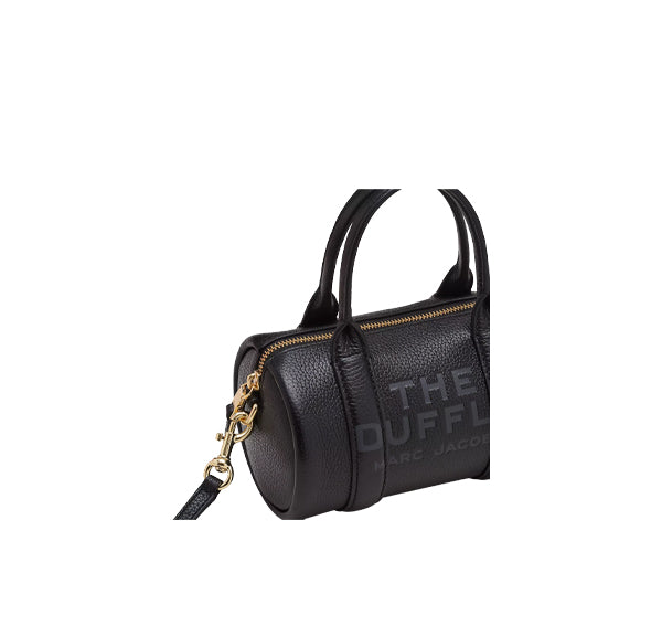 Marc Jacobs Women's The Leather Mini Duffle Bag Black - Özel Fiyat