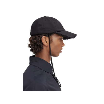 Jacquemus Unisex The Artichaut Cap Black