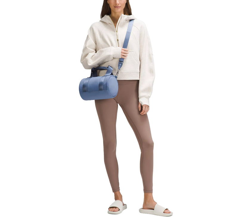 lululemon Women's Knit Nylon Mini Barrel Duffle Bag 5L Oasis Blue