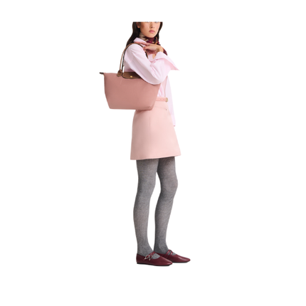 Longchamp Women's Le Pliage Original M Tote Bag Pink Tea