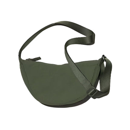 Uniqlo Unisex Round Mini Shoulder Bag 58 Dark Green