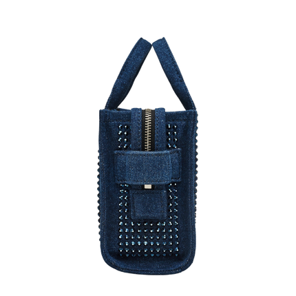 Marc Jacobs Women's The Crystal Denim Crossbody Tote Bag - Hemen Kargoda