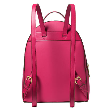 Michael Kors Women's Sheila Medium Faux Saffiano Leather Backpack Electric Pink