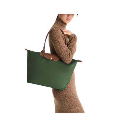Longchamp Women's Le Pliage Original L Tote Bag British Green