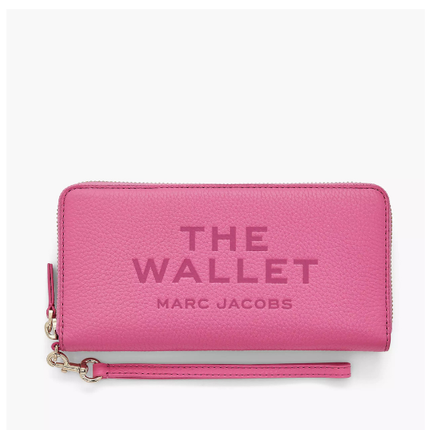Marc Jacobs Women's The Leather Continental Wallet Bow Pink