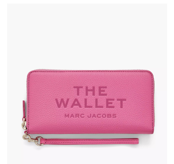 Marc Jacobs Women's The Leather Continental Wallet Bow Pink