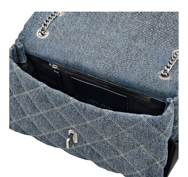 Marc Jacobs Women's The Quilted Denim Dual Convertible Shoulder Bag Denim