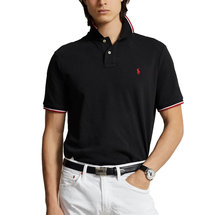 Polo Ralph Lauren Men's Classic Fit Mesh Polo Shirt Polo Black