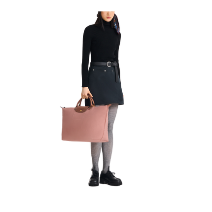 Longchamp Women's Le Pliage Original L Travel Bag Pink Tea