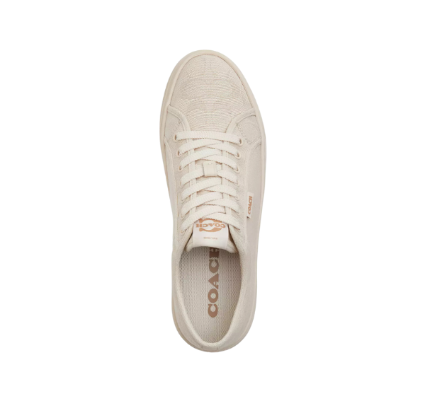 Coach Women's Canvas Sneaker Chalk