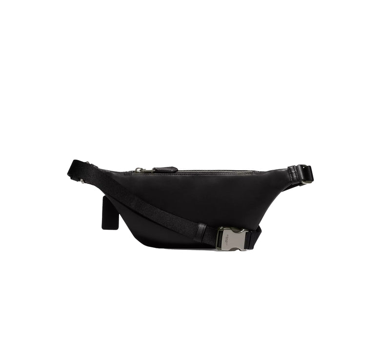 Coach Women's Warren Mini Belt Bag In Signature Canvas Gunmetal/Charcoal