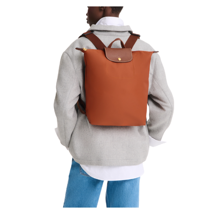 Longchamp Women's Le Pliage Original M Backpack Brick