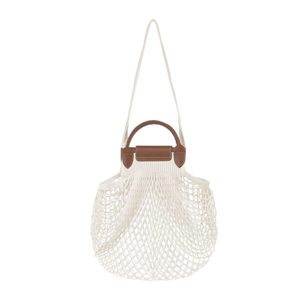 Longchamp Women's Le Pliage Filet L Mesh Bag Ecru