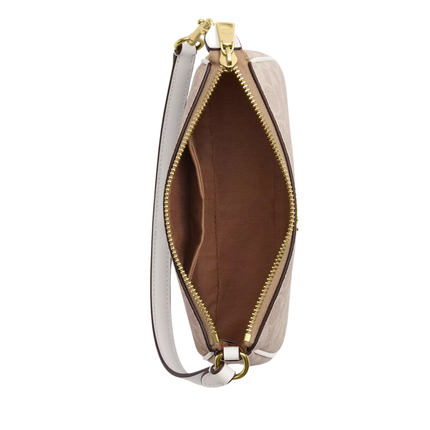 Coach Women's Nolita 19 In Signature Canvas Gold/Sand/Chalk