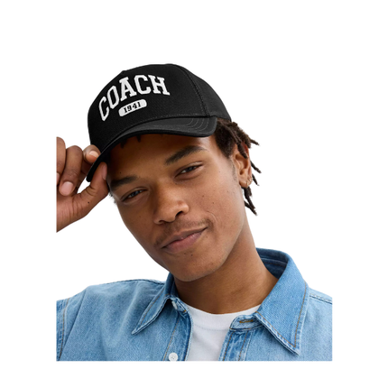 Coach Unisex Coach 1941 Embroidered Trucker Hat Cottontwill/Black