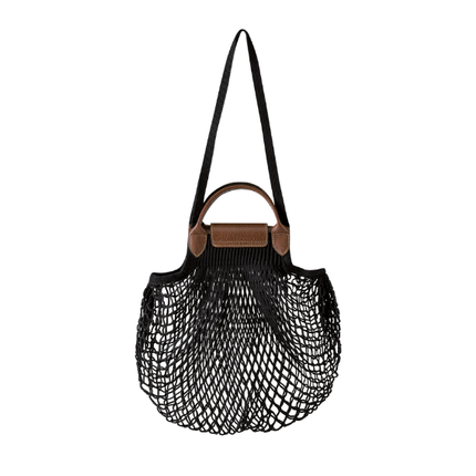 Longchamp Women's Le Pliage Filet L Mesh Bag Black