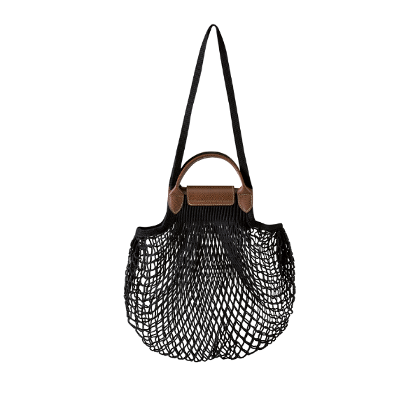 Longchamp Women's Le Pliage Filet L Mesh Bag Black