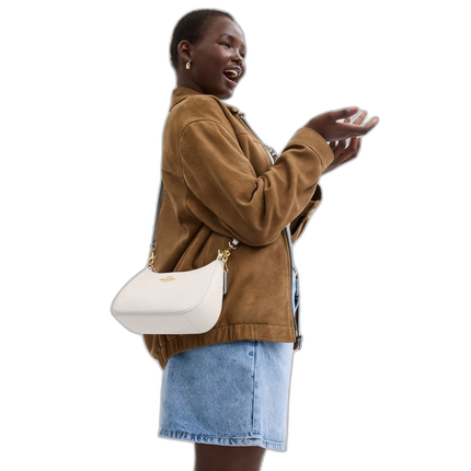 Coach Women's Teri Shoulder Bag Gold/Chalk