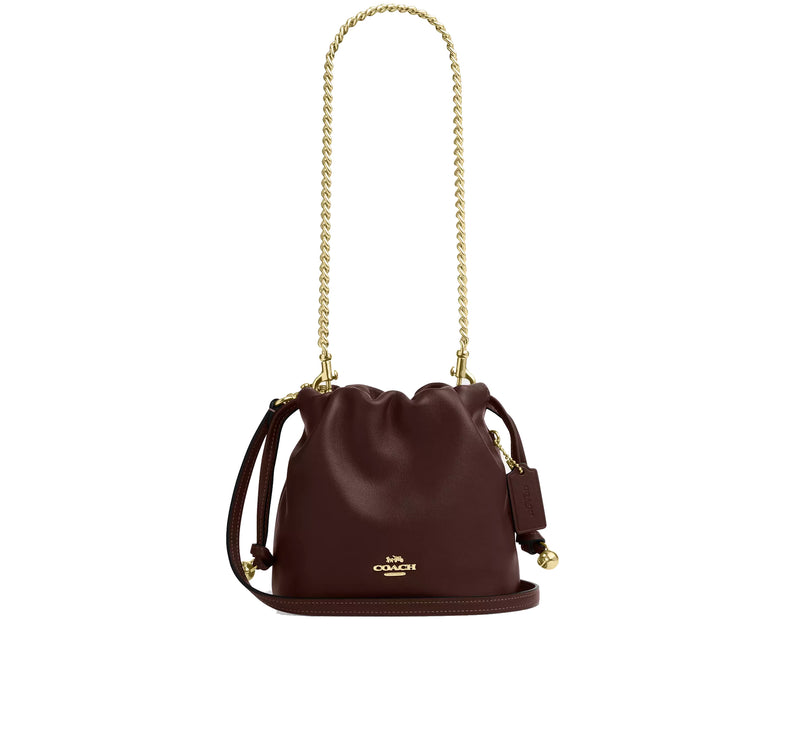 Coach Women's Faye Mini Drawstring Bag Gold/Maple