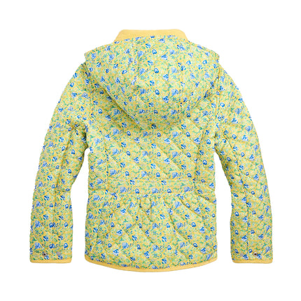 Polo Ralph Lauren Girl's Quilted Water Resistant Barn Jacket Beneda Floral