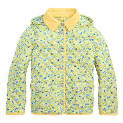 Polo Ralph Lauren Girl's Quilted Water Resistant Barn Jacket Beneda Floral