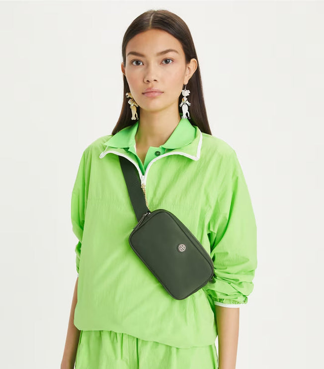 Tory Burch Women's Virginia Belt Bag Basil