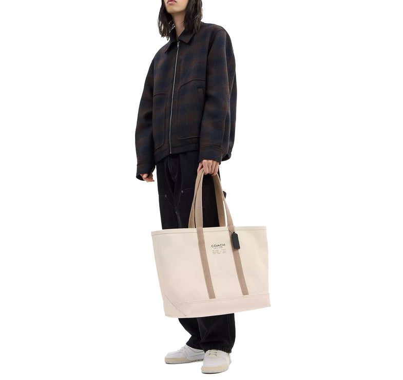 Coach Unisex Utility Tote Natural