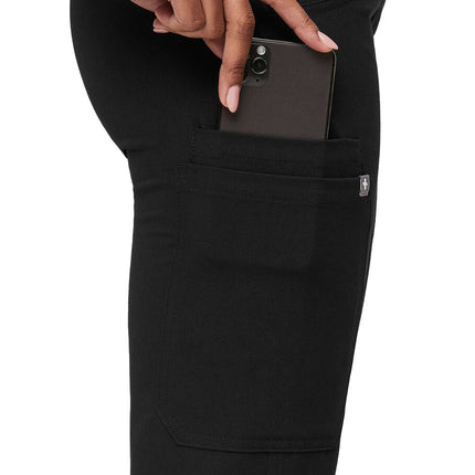 FIGS Women's Kade Cargo Scrub Pants Black