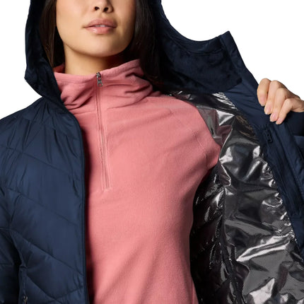 Columbia Women's Heavenly Hooded Jacket Collegiate Navy