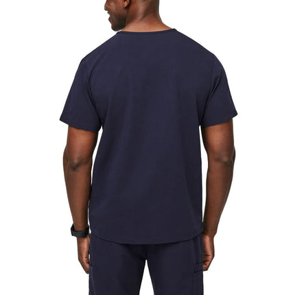 FIGS Men's Leon Three Pocket Scrub Top Navy