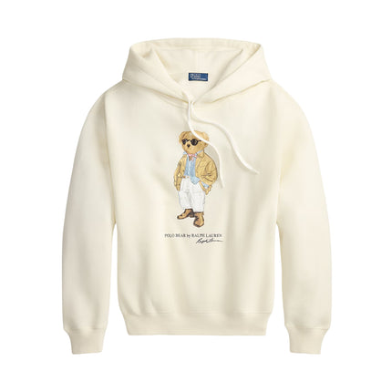 Polo Ralph Lauren Women's Polo Bear Fleece Hoodie Parchment Cream