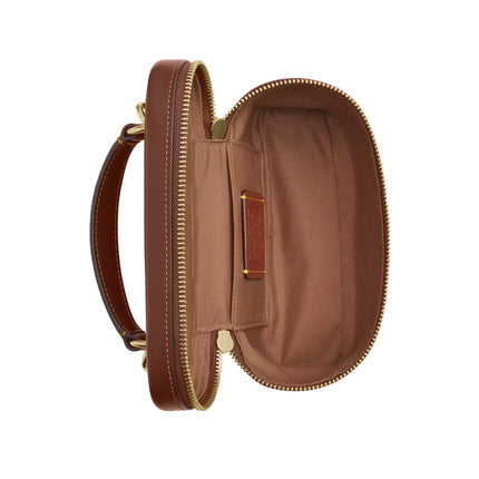 Coach Women's Rainer Crossbody Bag 18 In Signature Canvas Gold/Tan/Brown