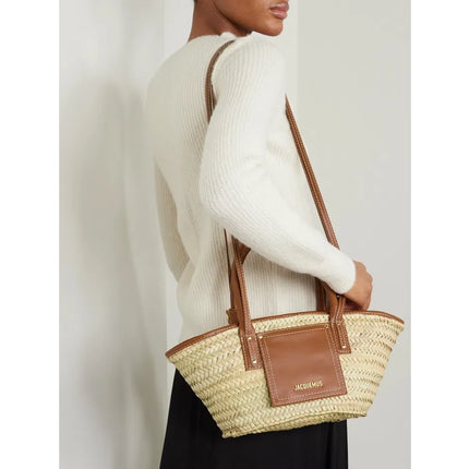 Jacquemus Women's The Small Soli Basket Light Brown