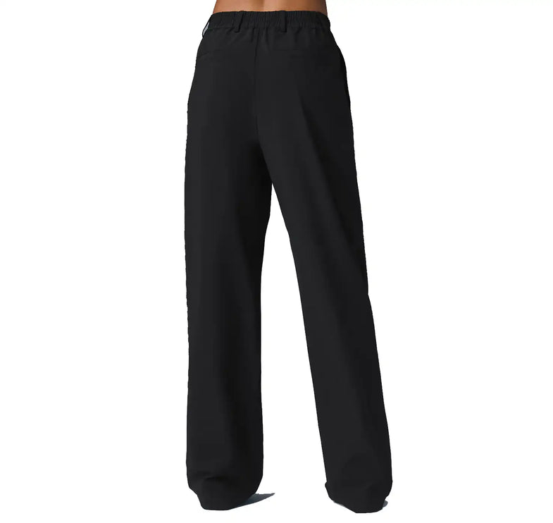 alo Women's High-Waist Pursuit Trouser (Long) Black