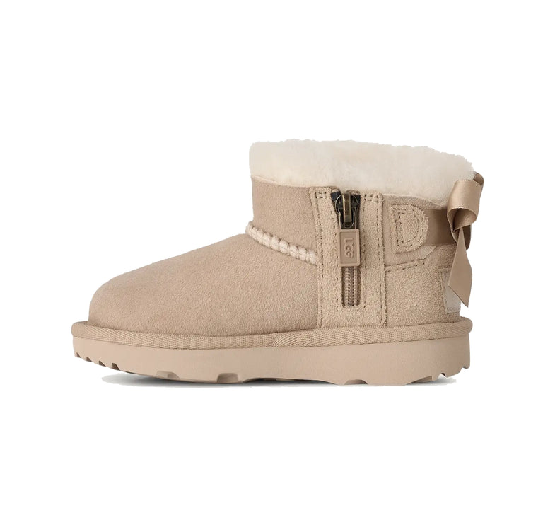 UGG Toddlers Ultra Mini Bailey Bow Sand