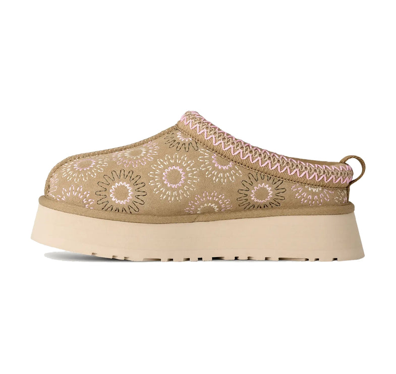 UGG Tazz II kadın terliği, bej (mustard seed) süet