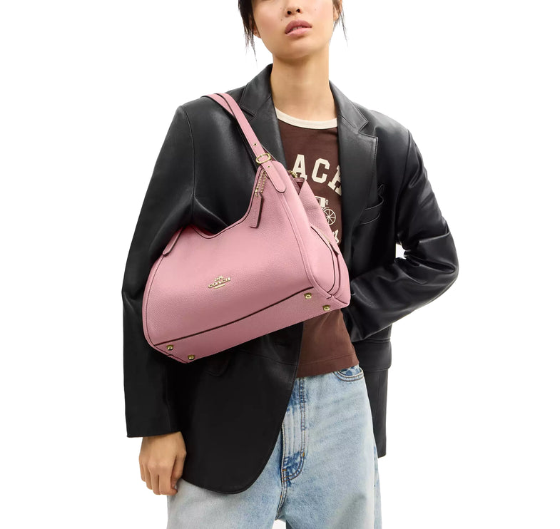 Coach Women's Erin Shoulder Bag Gold/Soft Pink