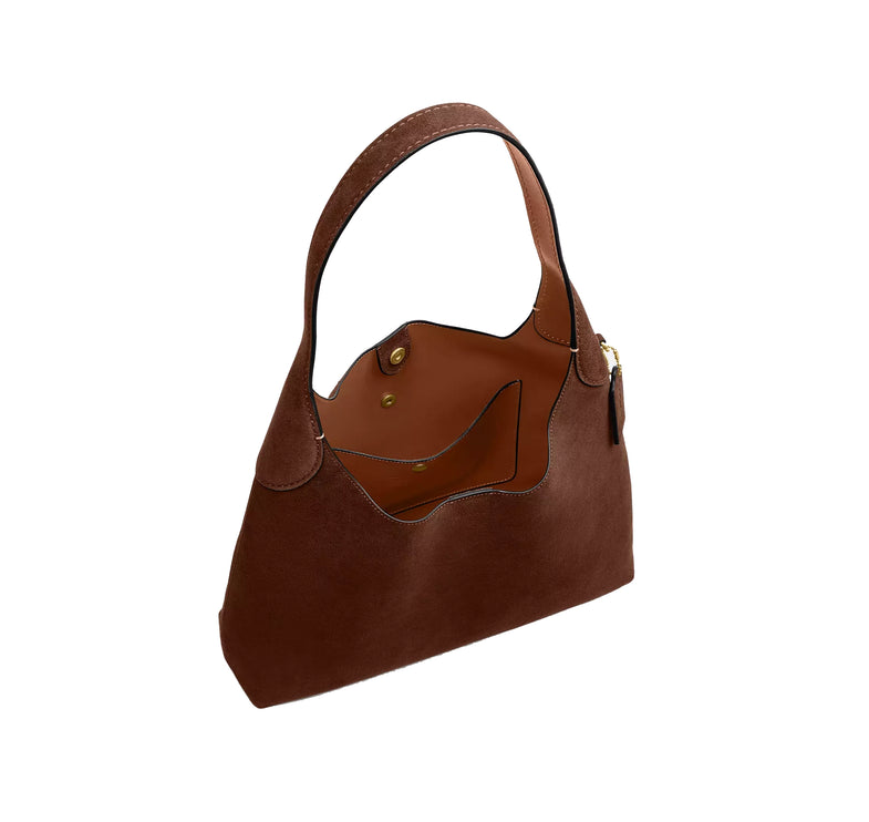Coach Women's Brooklyn Shoulder Bag 34 Brass/Warm Brown