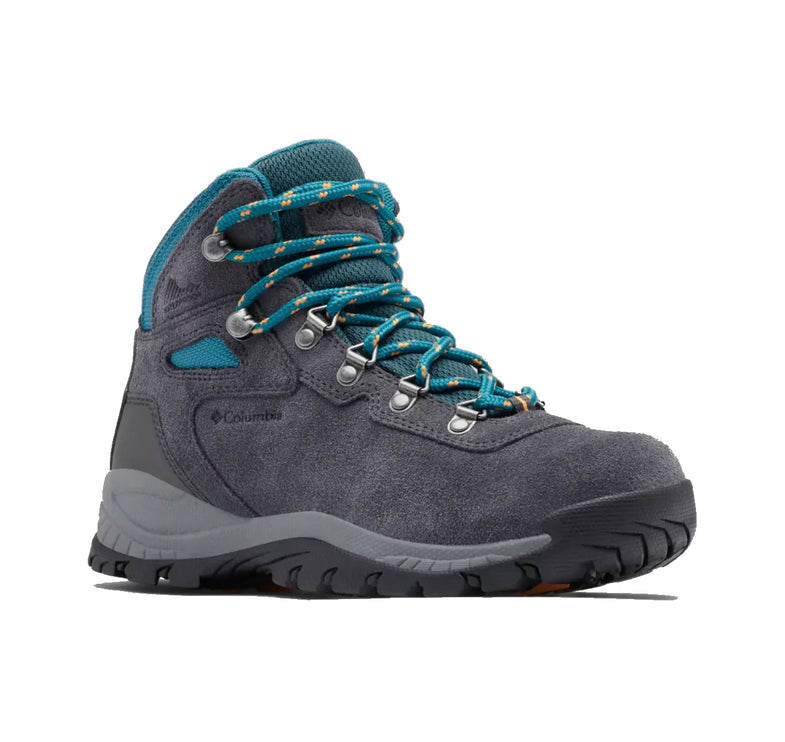 Columbia Women’s Newton Ridge Plus Waterproof Amped Hiking Boot Shark/River Blue