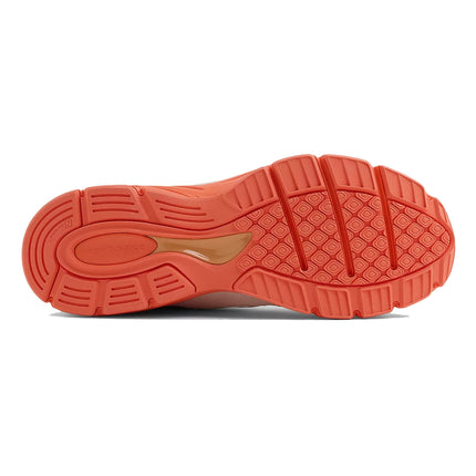 New Balance Made in USA 990v4 Moonbeam with Tangerine Heat and Dried Orange U990MO4