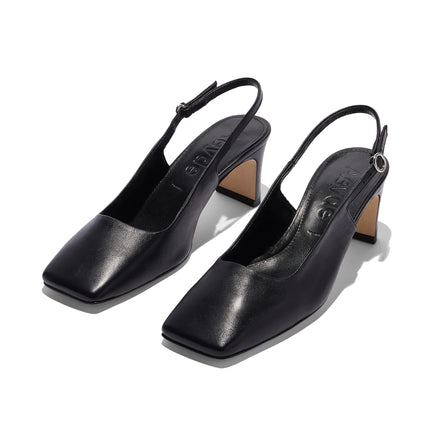 AEYDE Women's Liza Slingback Pumps Black