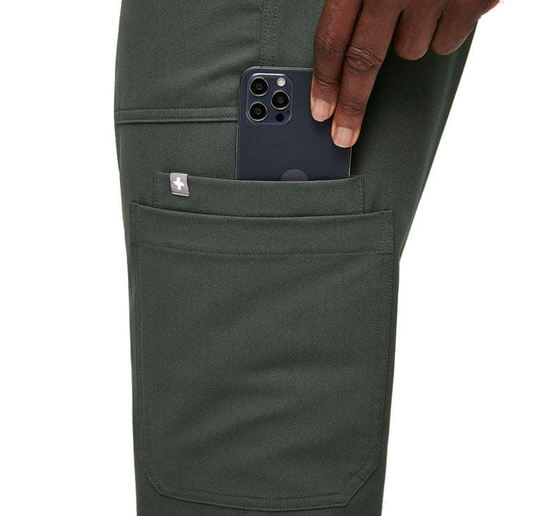 FIGS Men's Cairo Cargo Scrub Pants Moss